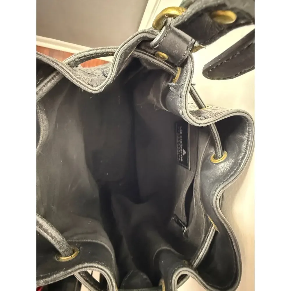 Liz Claiborne Vintage Bucket Bag 100% Leather | Fair to Good Used Condition